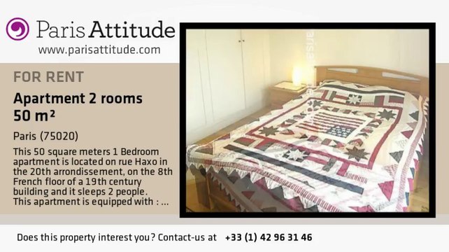 1 Bedroom Apartment for rent - Porte des Lilas, Paris - Ref. 3348