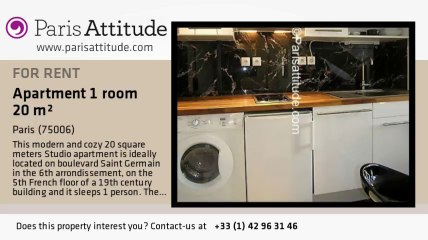 Studio Apartment for rent - St Germain, Paris - Ref. 3013