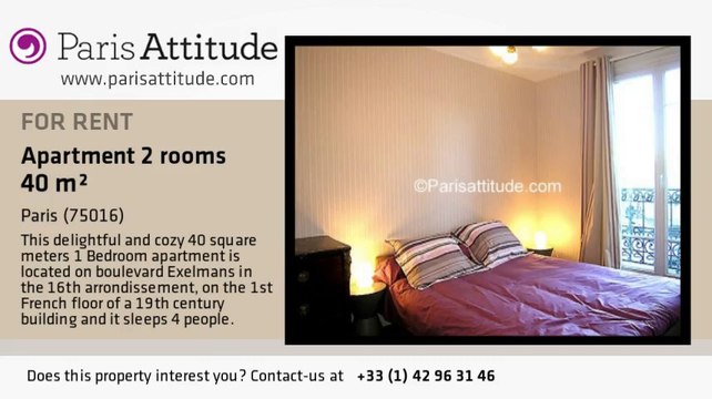 1 Bedroom Apartment for rent - Auteuil, Paris - Ref. 2795