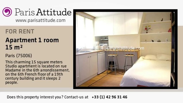 Studio Apartment for rent - Jardin du Luxembourg, Paris - Ref. 3416