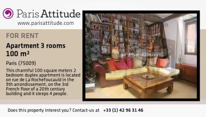 2 Bedroom Duplex for rent - Notre Dame de Lorette, Paris - Ref. 561