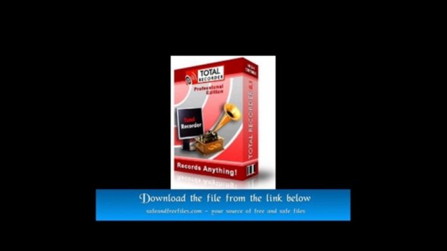 Total Recorder Professional Edition V8.5 Full Download with Crack For Windows and MAC