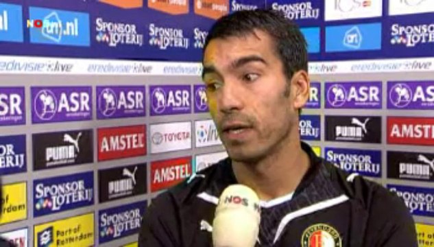 06-12-09 Giovanni van Bronckhorst na Feyenoord - FC Groningen