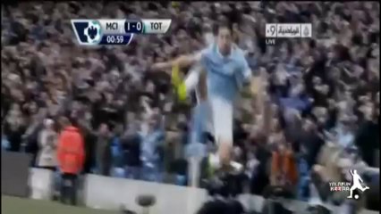 اهداف مباراة مانشستر سيتي وتوتنهام هوتسبير 6-0  بصوت عصام الشوالي