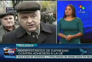 Moldavos desconfían de EE. UU. y rechazan adherirse a la Unión Europea