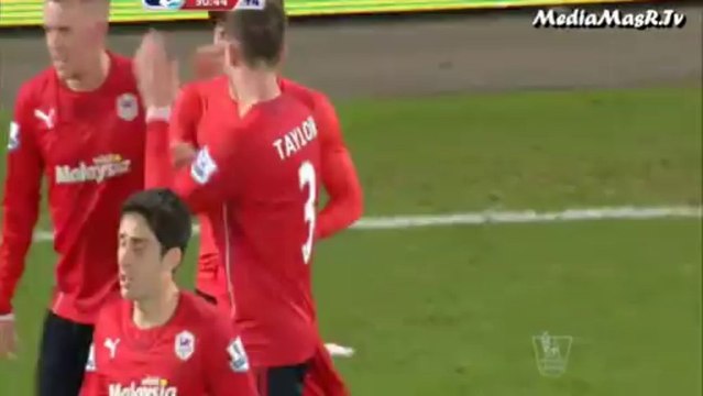 هدف كارديف سيتي الثاني في مانشستر يونايتد - الأسبوع 12 - 24/11/2013