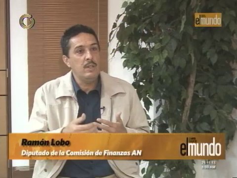 Ramón Lobo, diputado de la Comisión de Finanzas de la Asamblea Nacional