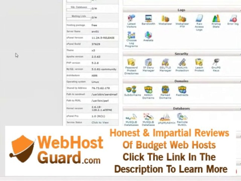 Free Web Hosting - cPanel Fantastico WordPress tutorial!
