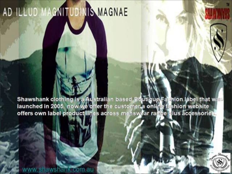 Mens Fashion, Mens Clothes Online at Sydney by www.shawshank.com.au