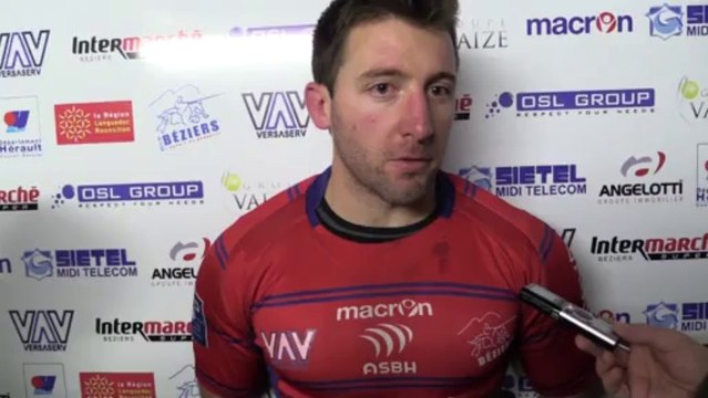11e journée Pro D2 ASBH - Carcassonne - Réaction Grégory Puyo