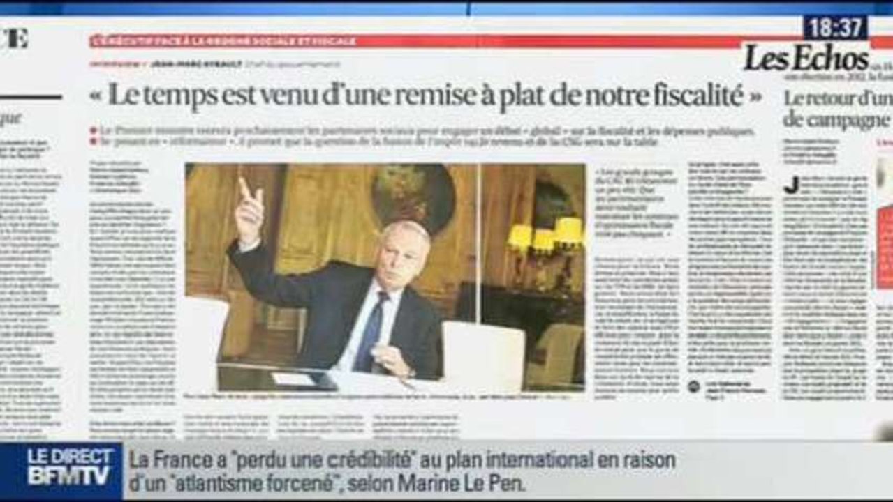 BFM Politique: L'interview de BFM Business, Marine Le Pen répond aux questions de Hedwige Chevrillon - 24/11