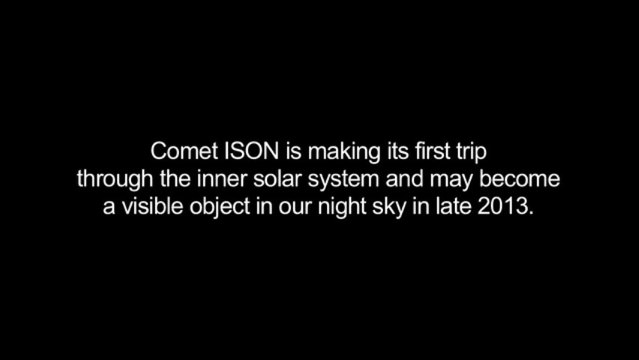 Comet C2012/S1 ISON (Deep Impact spacecraft)