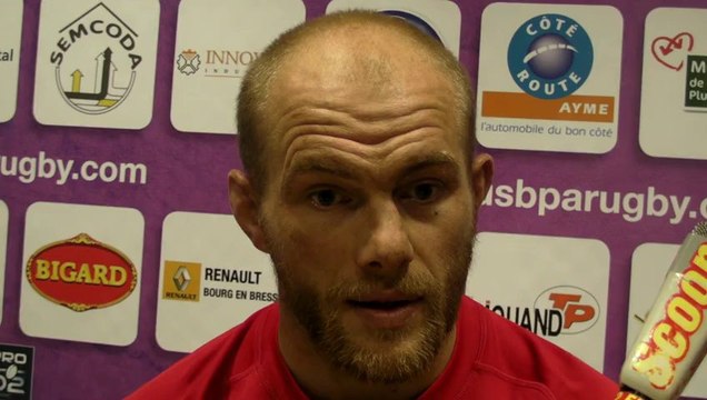 Rugby Pro D2 - Nicolas Bontinck réagit après USB - LOU