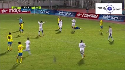Νίκος Καρέλης γκολ με Σουηδία