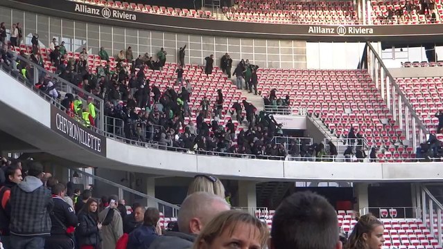 Débordements OGC Nice - AS Saint-Etienne (Allianz Riviera)