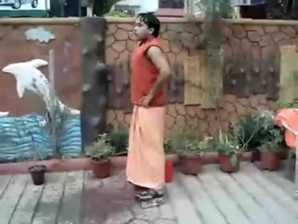 Flying Yogi - performing Kriya- India