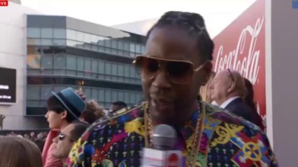 AMA 2013 Nelly and 2 Chainz Red carpet