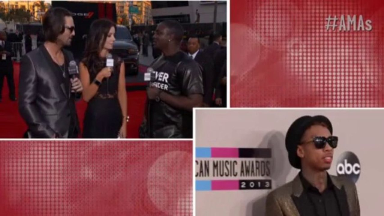 AMA 2013 Akon red carpet