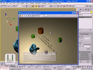 3D Studio Max Training in Urdu  Camera and Lights Part 8