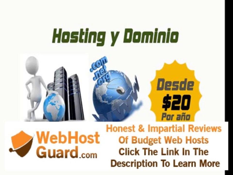 Dominio y Hosting por solo 20 Dolares