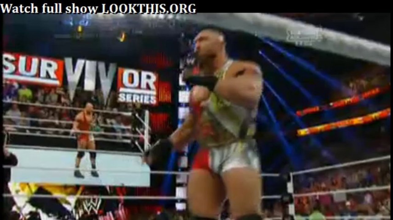 Ryback vs Mark Hendry match Survivor Series 2013