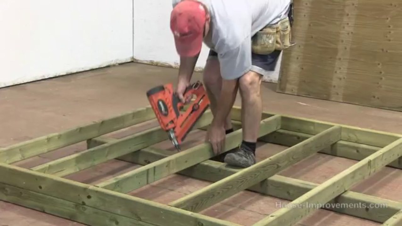 How To Build A Shed - Part 1 Building The Floor