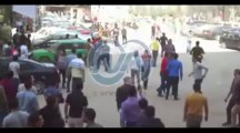 إشتباكات بالحجارة بين طلاب جامعة المنوفية