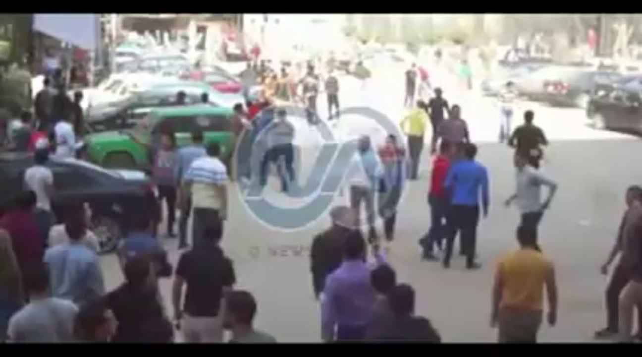 إشتباكات بالحجارة بين طلاب جامعة المنوفية