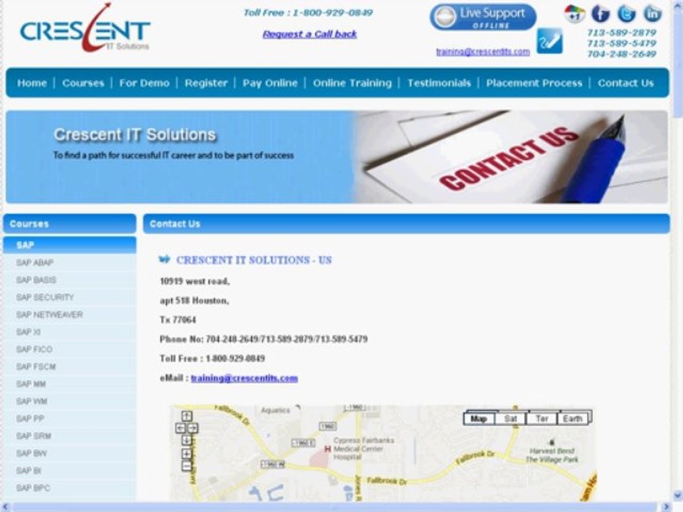 SAP FSCM Online Training and Job Assitance @ Crescent IT Solutions