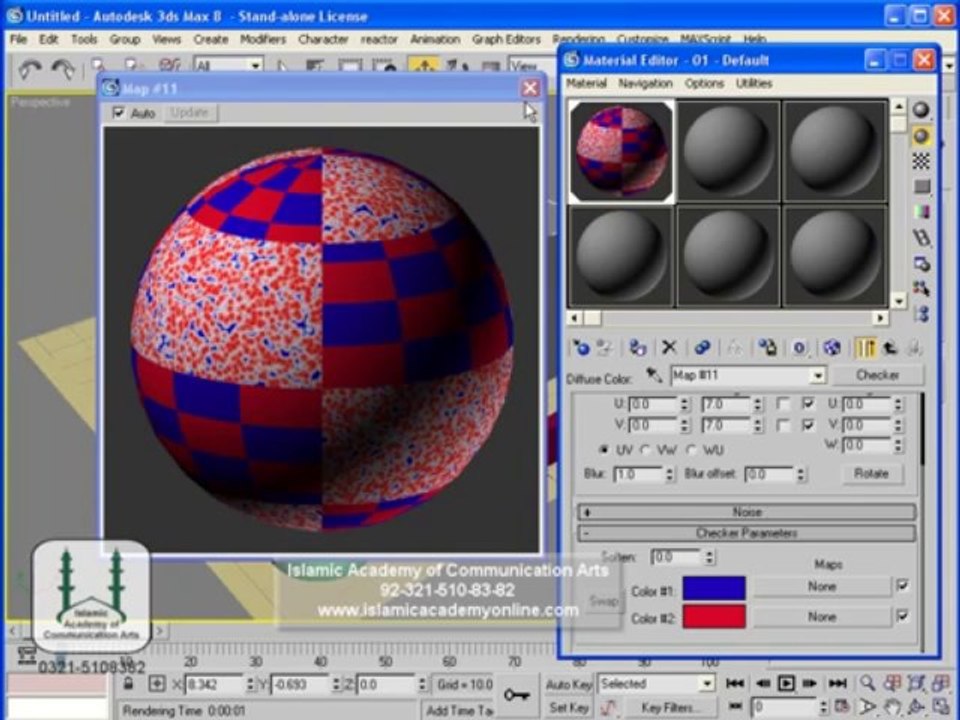 3D Studio Max Training in Urdu  Material and Maps part 32