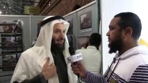 لقاء مع الشيخ .عصام إسحاق في جناح المركز الروهنجي العالمي  بالمعرض الإسلامي الثالث بفنلندا