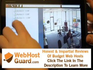 Tablet Cloud Surveillance Hosting - Access your cameras from a tablet