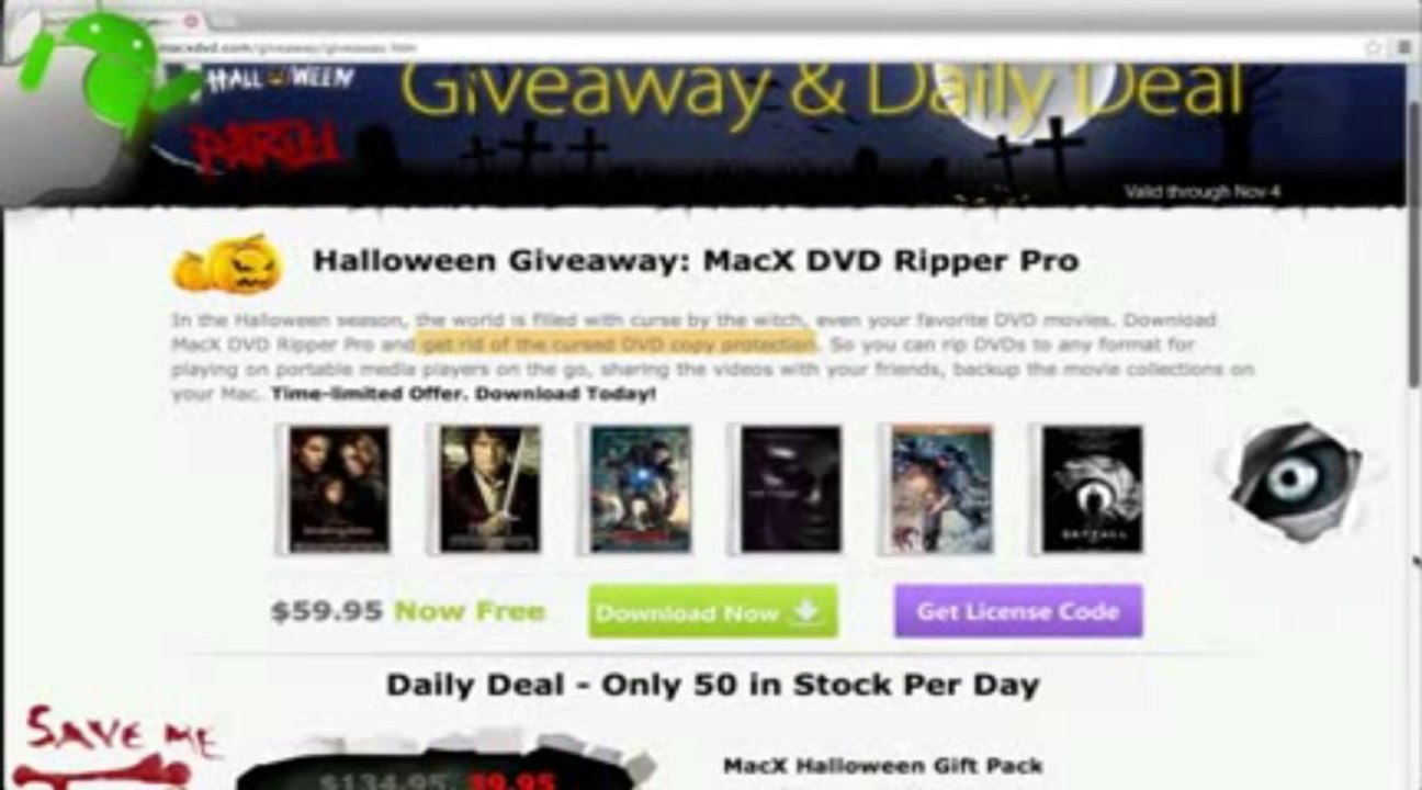 MacX DVD Ripper Pro  (Copia Cualquier Dvd A Tu Computadora)