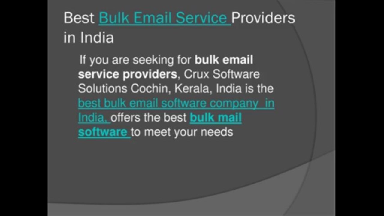 Bulk Email Software | http://www.cruxmailer.com
