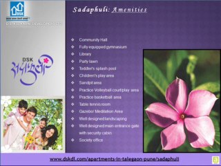 1, 2 BHK Flourished Homes in Pune at DSK Sadaphuli