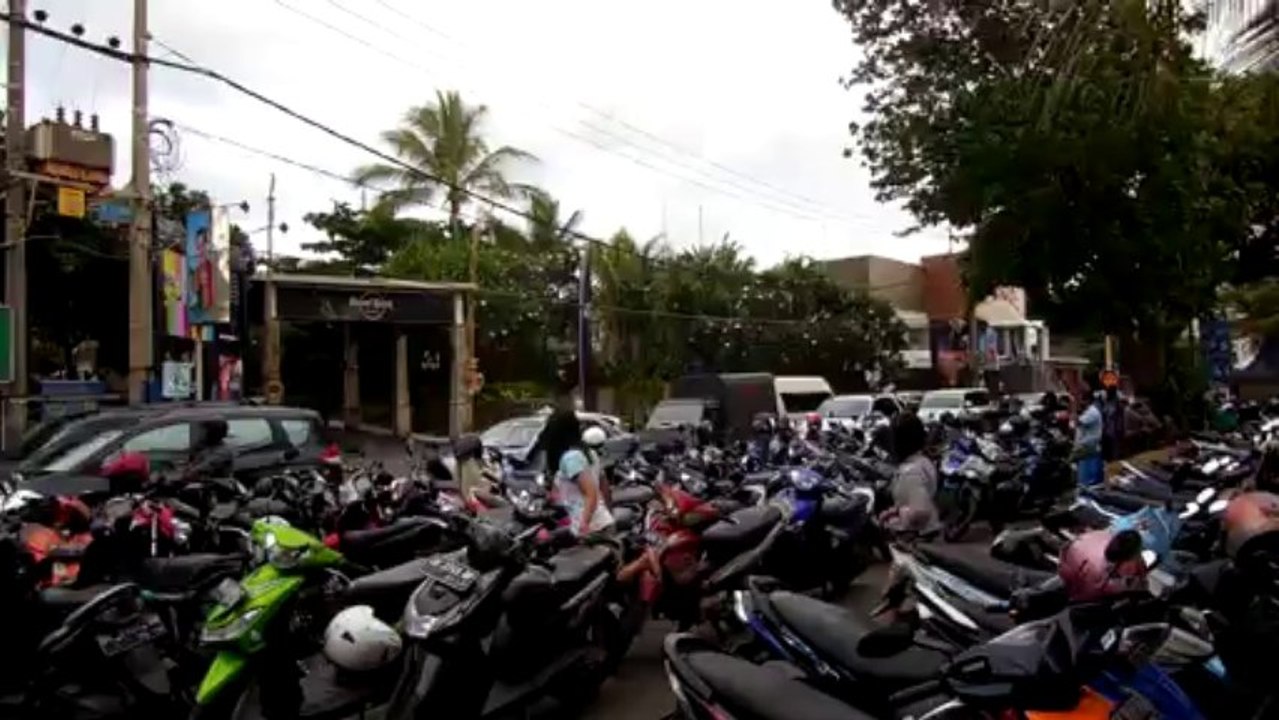 Trafic à Bali