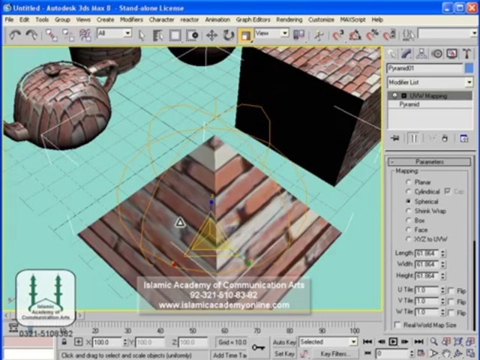 3D Studio Max Training in Urdu  Material and Maps part 35