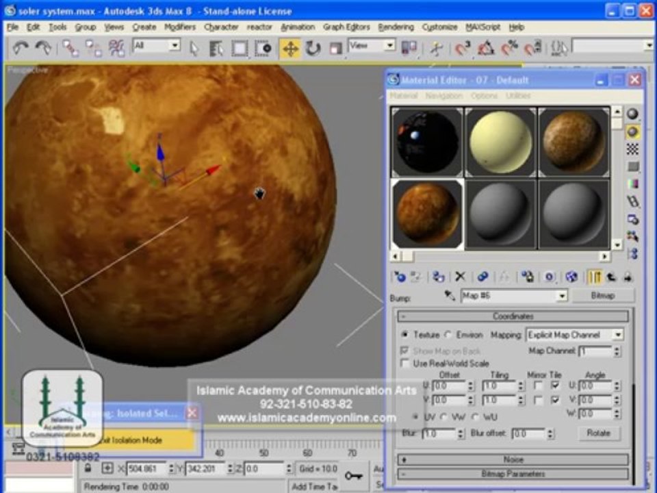 3D Studio Max Training in Urdu  Material and Maps part 40