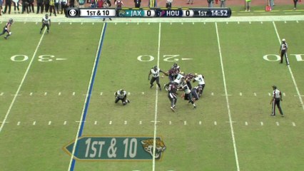Texans defense, sack, 7-yd loss