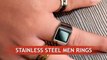 Stainless steel rings for men from Thailand manufacturer.