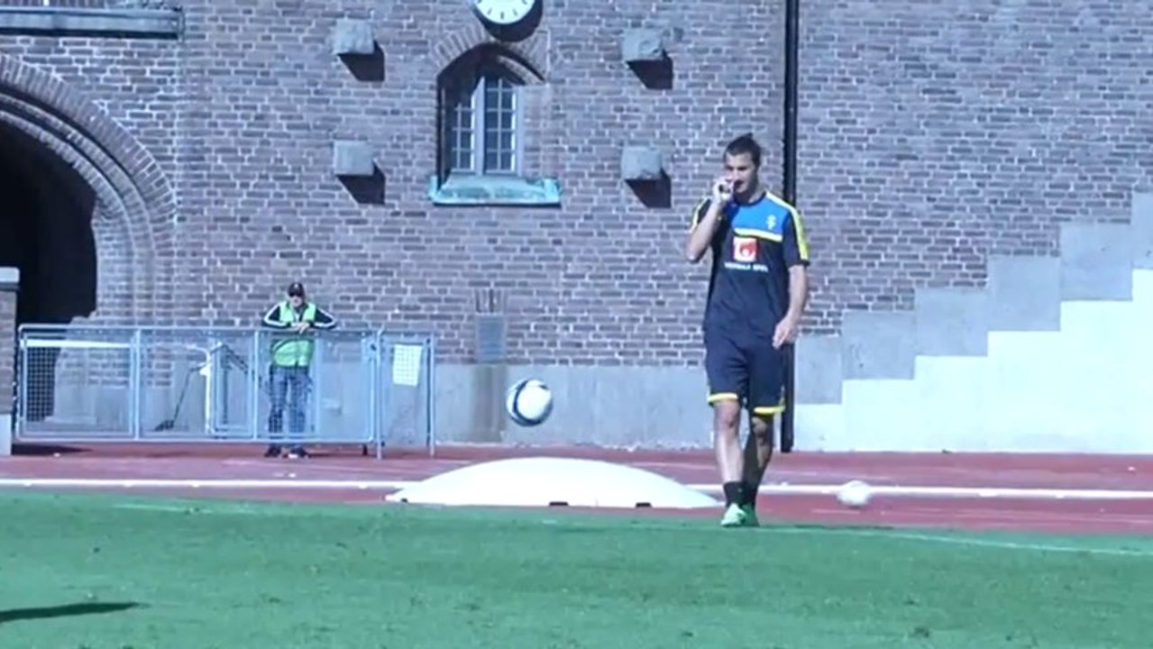 Le nouveau skill de Zlatan Ibrahimovic à l'entraînement !