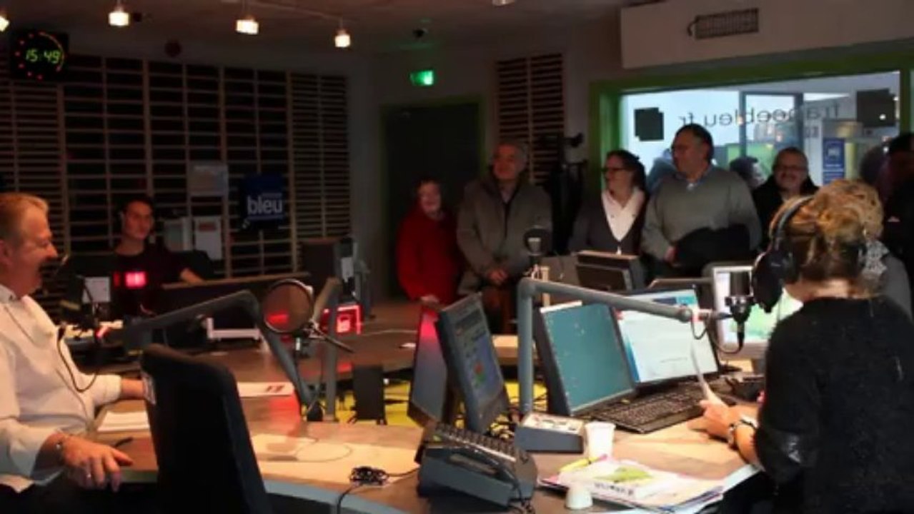 Cordon bleu en public avec Annie Le Fléouter et le chef François Déduit.