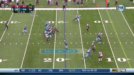 QB Stafford to TE Pettigrew, 18-yd, pass, TD