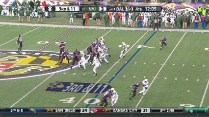 Jets defense, sack, 8-yd loss