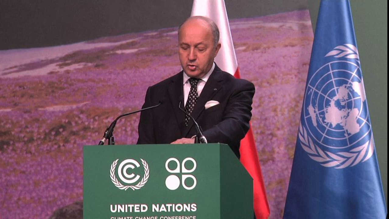 Discours de Laurent Fabius à la COP 19 - Varsovie (22/11/13)