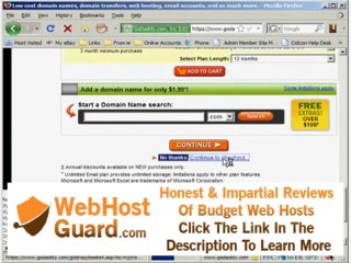 Open GoDaddy WINDOWS Hosting Account