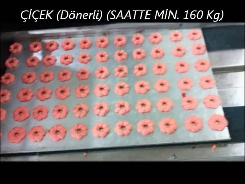 TMAK MAKINA - Kuru Pasta ve Kurabiye Makinaları - Dönerli Çiçek 1