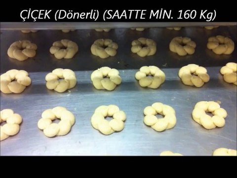 TMAK MAKINA - Kuru Pasta ve Kurabiye Makinaları - Dönerli Çiçek 2