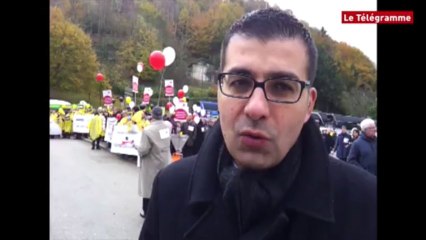 Download Video: Quimper. Assurances : 450 manifestants pour 