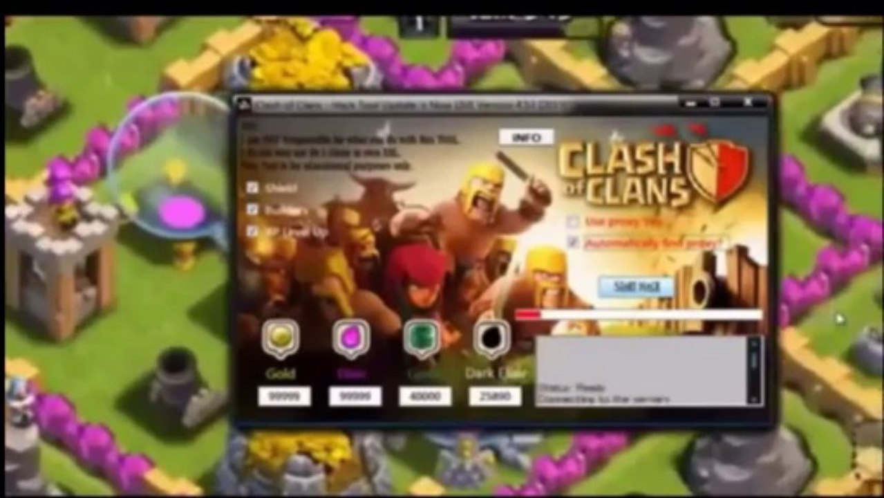 Clash of Clans Hack Tool For Gems, Elixir Updated